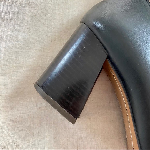 Zara 100% Leather Low Ankle Boot - Picture 4 of 9